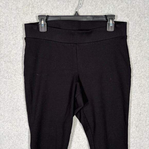 Torrid Leggings Womens 1X 14 16 Black Crop Signature Elastic Soft Jersey Knit - Picture 2 of 8